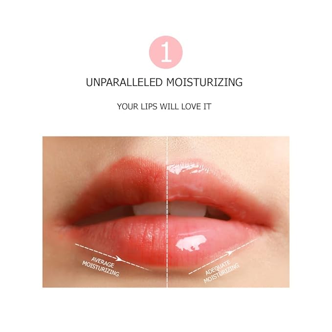 BIOAQUA Strawberry Fruit Moisturizing Lip Mask Hydrating Oil Dry Lips Repair Cracked Skin Cream 13g 0.46oz-Velvo Beauty