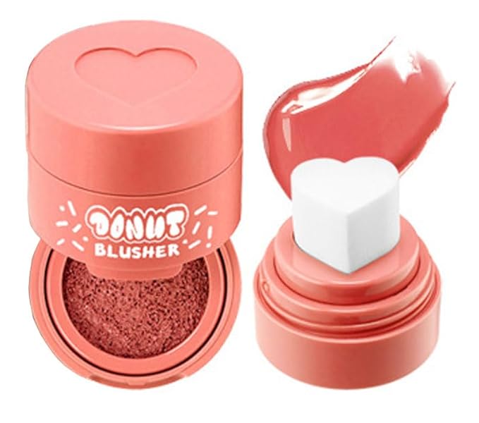 Stamp Liquid Blush Stamp Blush with Heart Shaped Applicator Natural Long Lasting Blush, Light and Airy Makeup for Women (1)-Velvo Beauty