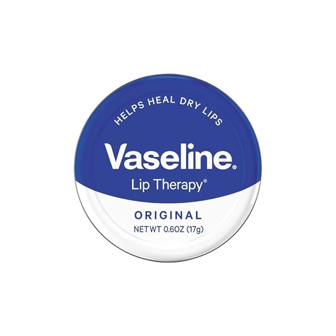 Vaseline Therapy Lip Balm Tin, Original, 0.6 Ounce (Pack of 3)-Velvo Beauty