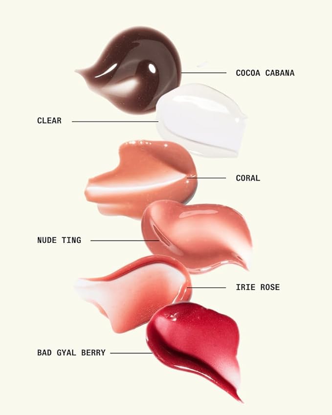 Cay Skin Isle Lip Balm SPF 30 – High Shine, Hydrating, Non-Sticky Lip Gloss in Vanilla Brown Sugar Flavor – Formulated with Natural Ingredients for All Skin Tones – Coral-Velvo Beauty