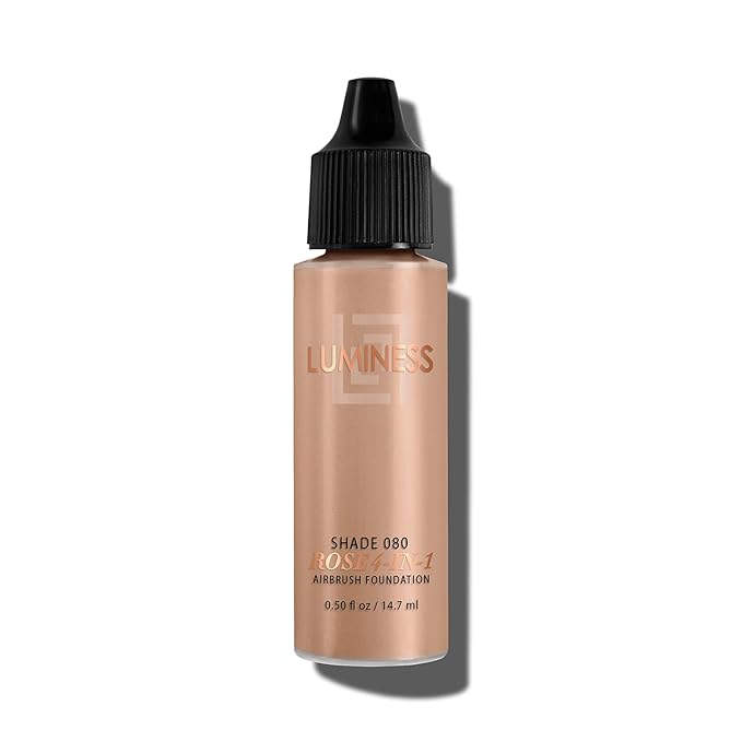 LUMINESS Rose 4-in-1 Airbrush Foundation - Shade 070, Warm, 0.50 Oz-Velvo Beauty
