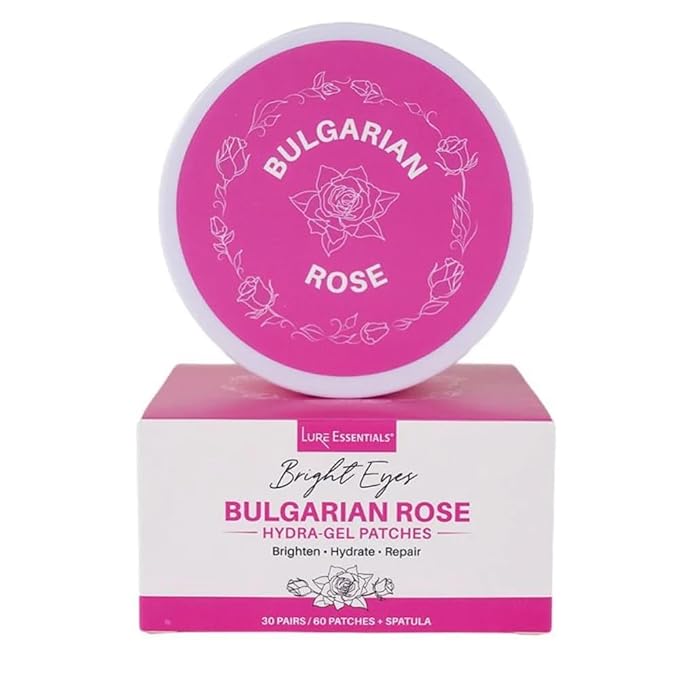 Under Eye Mask Under Eye Gels with Irish Sea Moss Bulgarian Rose and Hyaluronic Acid 60 Eye Gels (30 Pairs) Eye Masks for Men and Women-Velvo Beauty