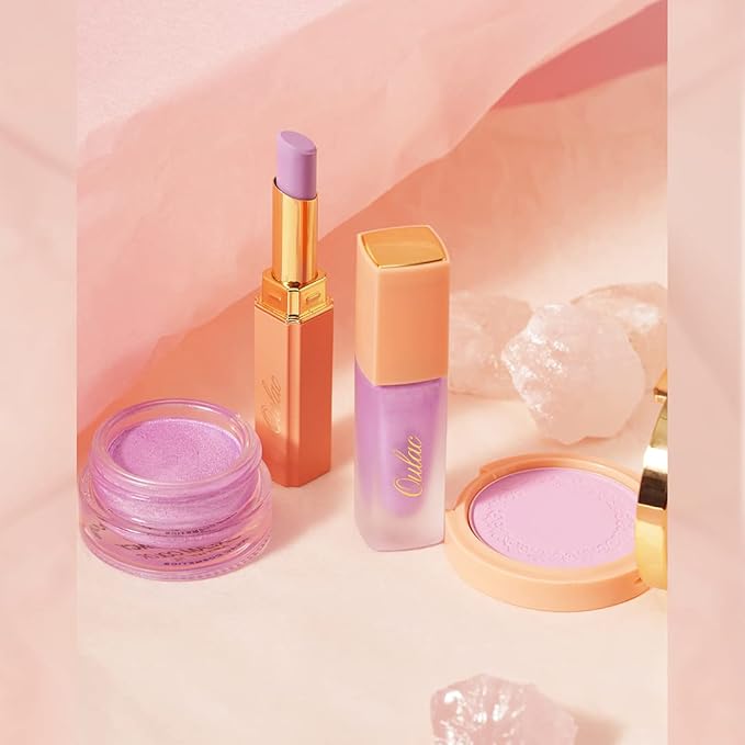 Oulac Purple Blush for Cheeks Blush Makeup| Highly Pigmented Cream Blush| Natural Matte Glow| Shape & Highlight Face| Cruelty-Free Blush with Rose Oil| N20 Believe 4.8g-Velvo Beauty