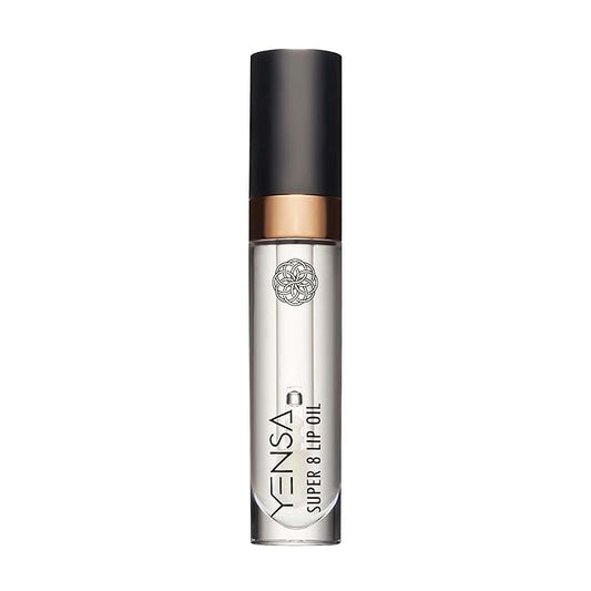 YENSA Super 8 Lip Oil, Natural Korean Moisturizing Gloss, No-Sticky Transparent Formula For Hydrating Lip Care (Clear Path) .22 fl oz-Velvo Beauty