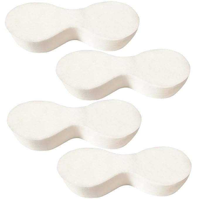 400 Sheets Disposable Eye Mask Paper, Non Woven DIY Eye Paper, Cotton Spa Eye Pads for Facials, Disposable Eye Pillow Covers Moisture Retention-Velvo Beauty