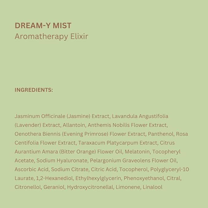 Pixi Beauty Dream-y Mist | Elixir Facial Mist | Help Hydrate & Preserve Skin with Jasmine, Lavender, Chamomile, 80ml-Velvo Beauty
