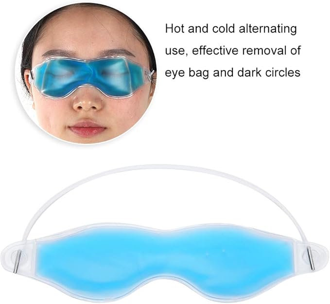 Gel Eye Pads,Gel Eye Cooling Eye Masks, Cold Eye for Dry Eyes, Ice Eye Frozen Reusable Eye Ice Pack Cold Eye Compress for Dark Circles Puffy Eyes-Velvo Beauty