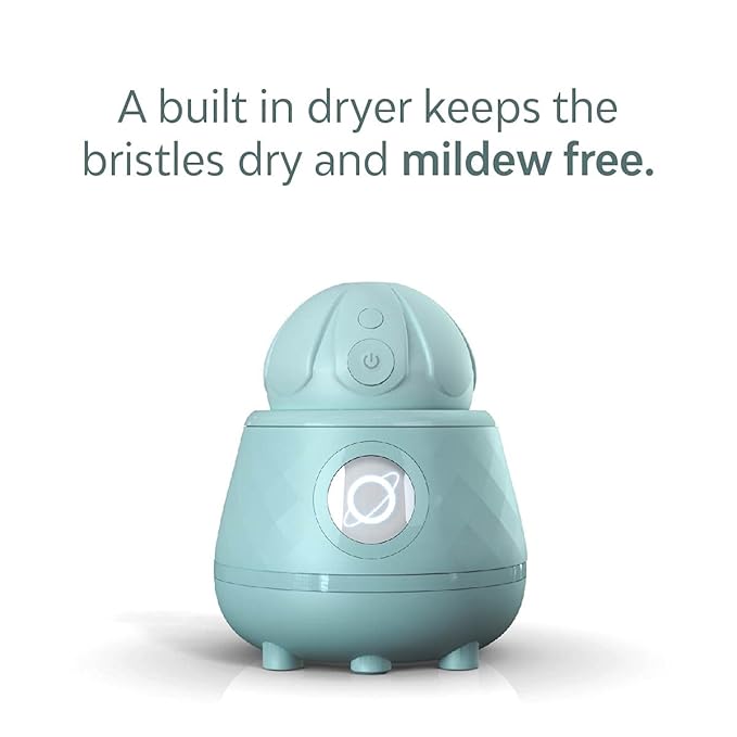 Tao Clean Ona Diamond Orbital Facial Brush and Cleansing Station – Robin's Egg Blue – Electric Face Cleansing Brush with Ergonomic Handle, Dual Speed Settings, 2 Piece Set, (BA-0201-RBE-US)-Velvo Beauty