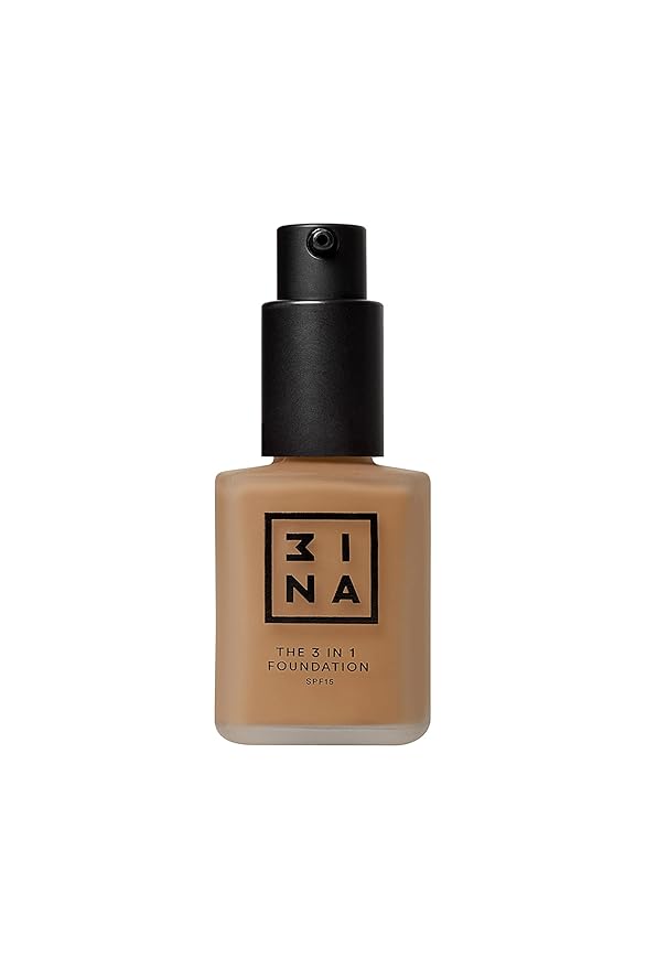 3INA The 3-In-1 Foundation 218 - Vegan Formula - Combination Of Primer, Concealer And Foundation - Medium Coverage - Natural Finish - Perfect For Covering Lines And Blemishes - Long Lasting - 1.01 Oz-Velvo Beauty