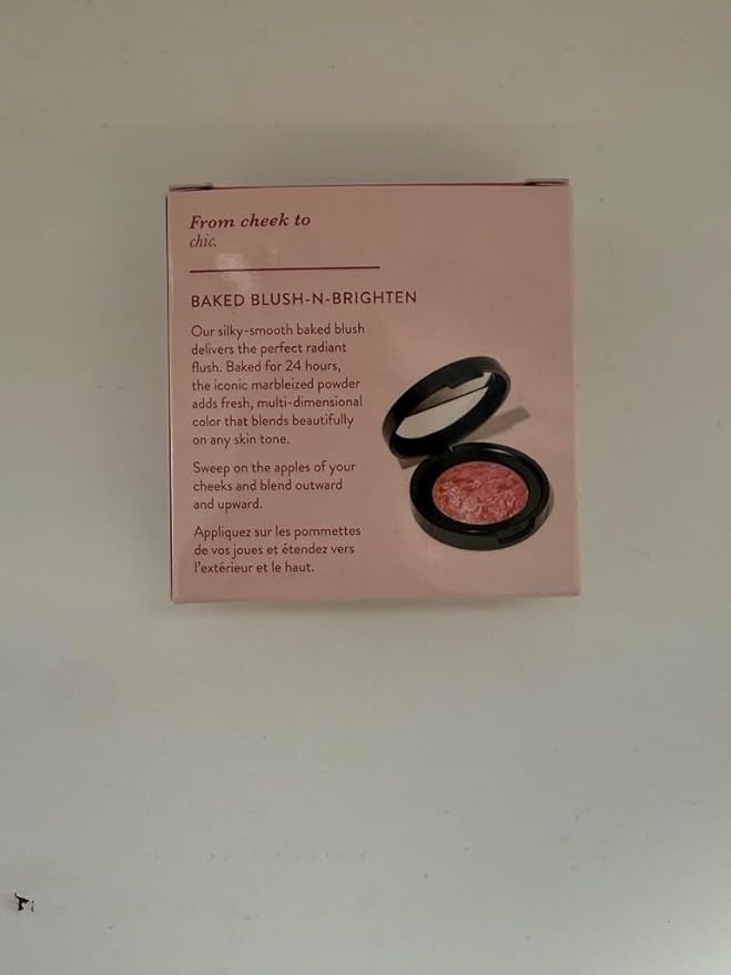 LAURA GELLER NEW YORK Baked Blush-n-Brighten Marbleized Blush for Cheeks - Ethereal Rose - Natural Finish - Buildable Color-Velvo Beauty