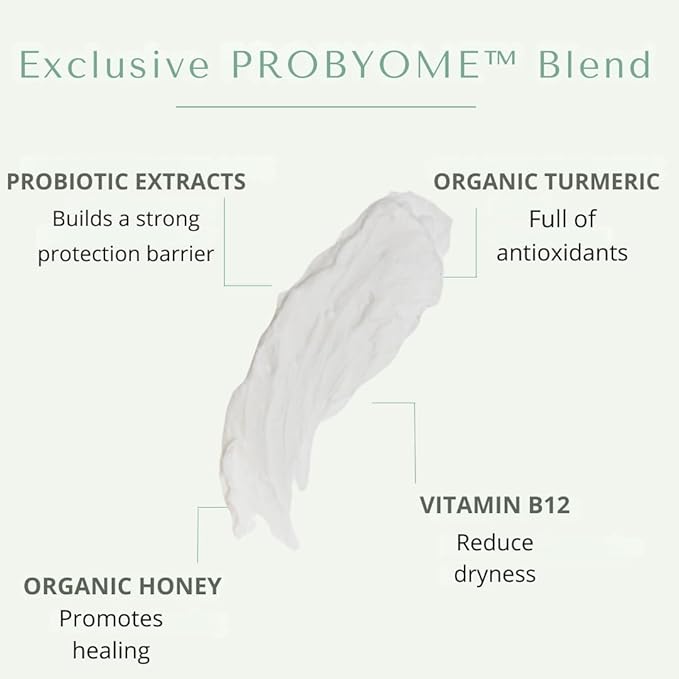 Yobee Body & Face Moisturizing Cream for Dry, Sensitive Skin | Probiotic extracts, Honey, Turmeric, Vitamin B12, Ceramides, Shea Butter | Fragrance Free | For Kids & Adults (6)-Velvo Beauty