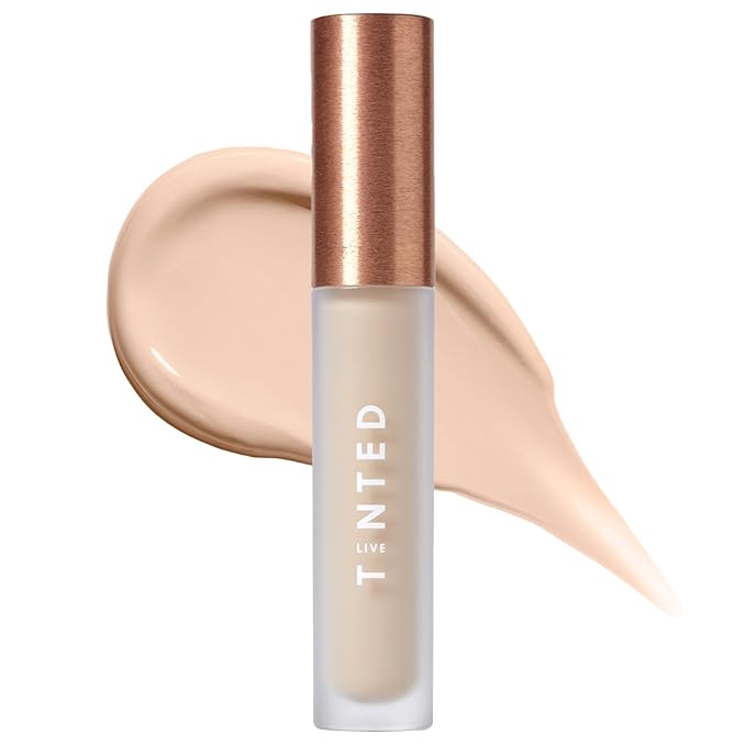 Live Tinted Hueskin Serum Concealer - Medium-to-Full Coverage Concealer with Niacinamide, & Hyaluronic Acid for Dark Circles, Fine Lines & Wrinkles, Buildable Long-Lasting Formula, 0.35 oz Shade 19-Velvo Beauty