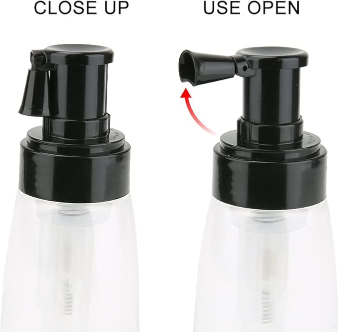 Barber Powder Bottle Spray - for Applying Talc and Powder - Empty Powder Travel Cosmetics Blower, Refillable Hair Fiber Applicator for Hair Salon, Home, Beauty-Velvo Beauty