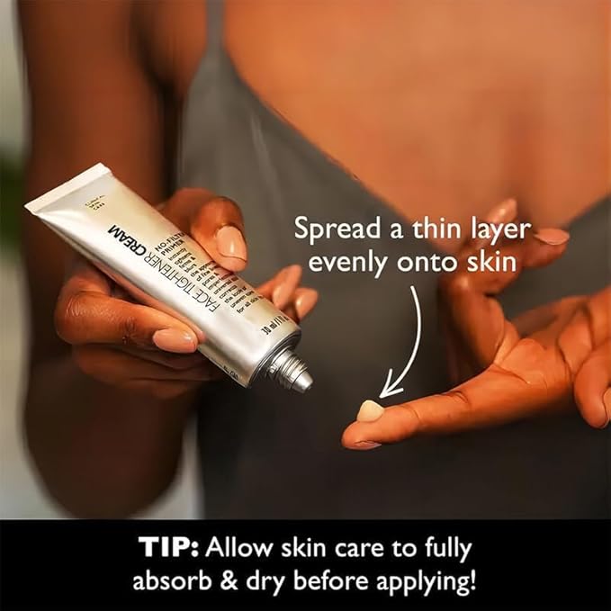 Face Tightener No-Filter Primer,Instant Face Tightener No-Filter Primer,Face Blurring Primer for Face Before Makeup,Skin Tightening Cream for Face for All Skin Types（1PCS)-Velvo Beauty