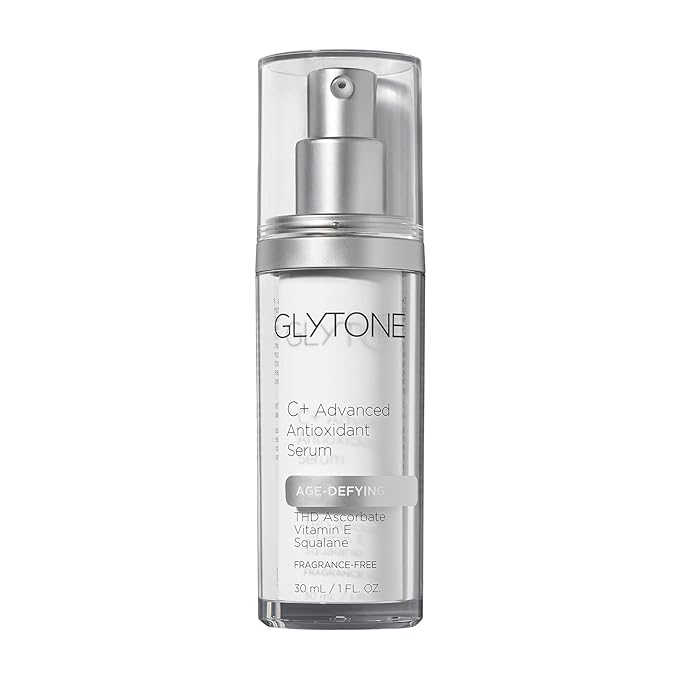 Glytone Age-Defying C+ Vitamin C Serum for Face | 20% Vitamin C, E and Squalane Antioxidant Complex | Reduces Fine Lines & Wrinkles | Hydrating & Anti-Aging Facial Serum for All Skin Types | 1 Fl Oz-Velvo Beauty