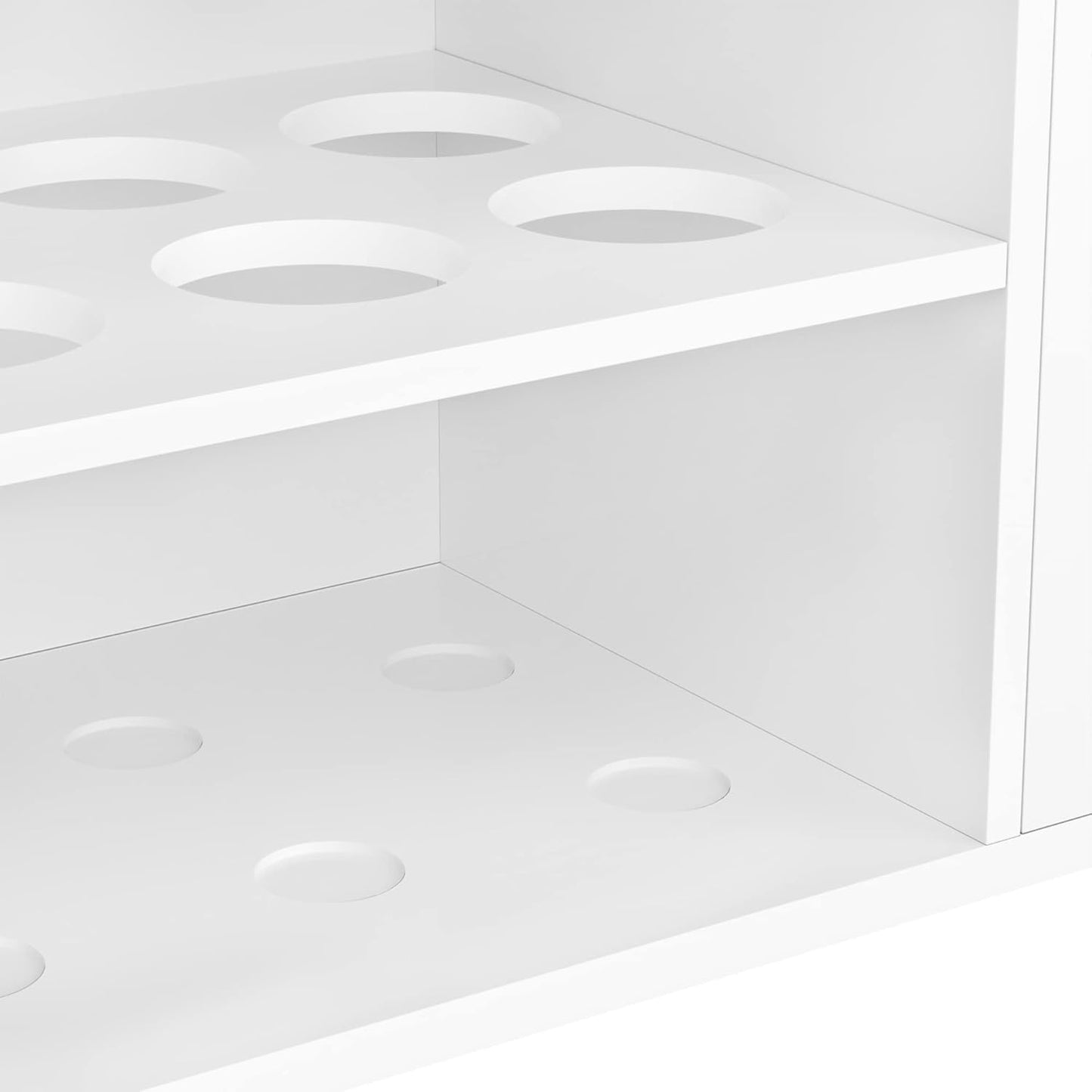 HBlife Acrylic Magnetic Dry Erase Marker Holder for Whiteboard, Wall Mount 10 Slots Magnet Pen Pencil Holder for Fridge Refrigerator, Locker Organizer Accessories for School Classroom Office, White-Velvo Beauty