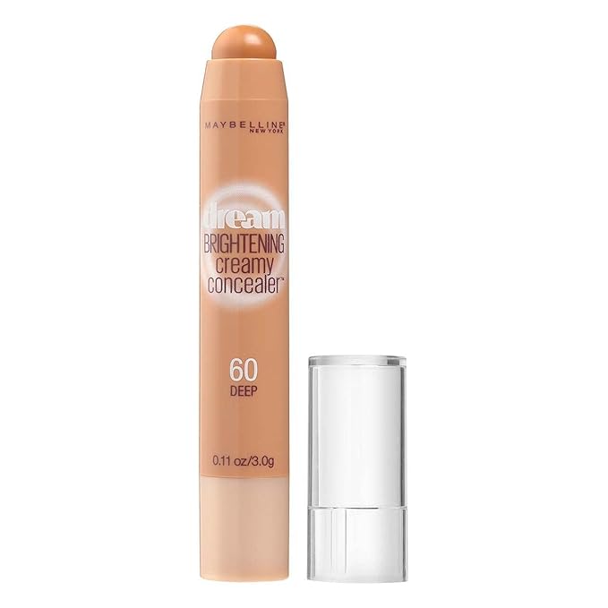 Maybelline New York Dream Brightening Creamy Concealer, Deep, 0.11 oz.-Velvo Beauty