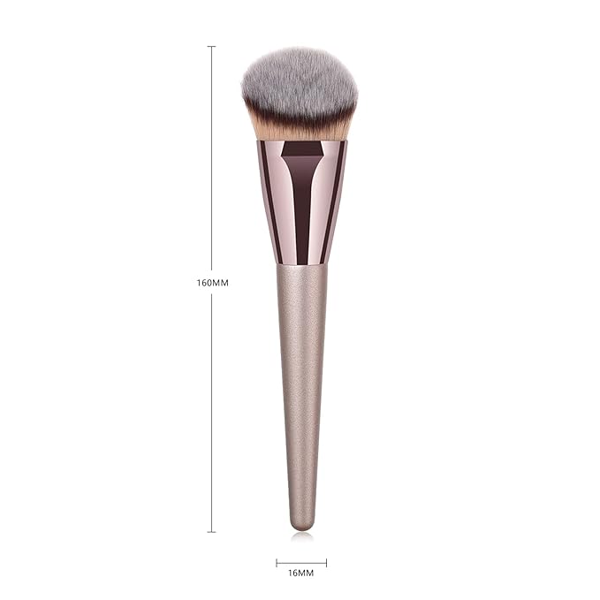 Professional Angled Foundation Brush Premium Synthetic Kabuki Makeup Brush Bronzer Contour Brush Cosmetic Applicator for Blending Liquid Powder BB Cream Vegan Brochas de Maquillaje-Velvo Beauty