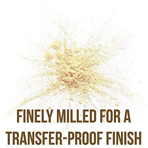Beauty Bakerie Flour Setting Powder for Foundation, Loose Face Powder Makeup, Perfect for Oily Skin, Long-Lasting Matte Finish, Ideal for Baking and Blurring, 0.5oz, Cassava (Yellow)-Velvo Beauty