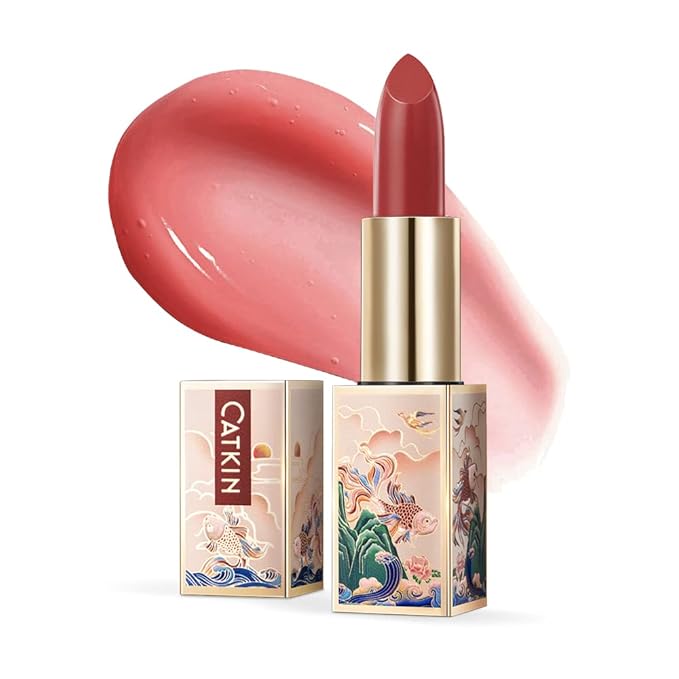 CATKIN Lip Balm Color Tinted Changing Lipstick Ultra Hydrating Lip Moistrurizer Chapstick with Vitamin E Nourishing For Cracked & Dry Lips 0.12 oz C05 DUSTY ROSE-Velvo Beauty