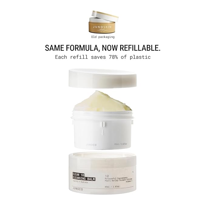 JUNO & Co. Clean 10 Cleansing Balm 10 Ingredients Makeup Remover 85g / 3.0oz-Velvo Beauty