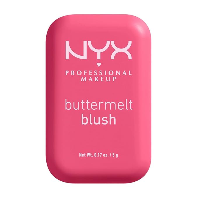 NYX PROFESSIONAL MAKEUP Buttermelt Powder Blush, Fade and Transfer-Resistant Blush, Up to 12HR Make Up Wear, Vegan Formula - Getting Butta-Velvo Beauty
