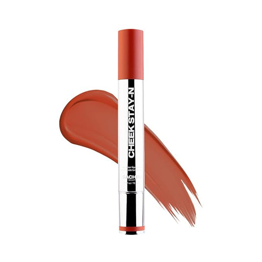Sacheu Cheek STAY-N Liquid Blush for Cheeks — High Pigment, Buildable, Lightweight Cream Blush Infused With Squalane, for Dewy & Radiant Flushed Cheeks — Long-lasting & Cruelty Free, I'm Hot-Velvo Beauty