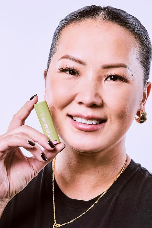 Puffer Lip Hydrating Butter Balm for Dry and Dehydrated Lips | Plant-Based, Free of Petrolatum, Beeswax, Lanolin-Velvo Beauty