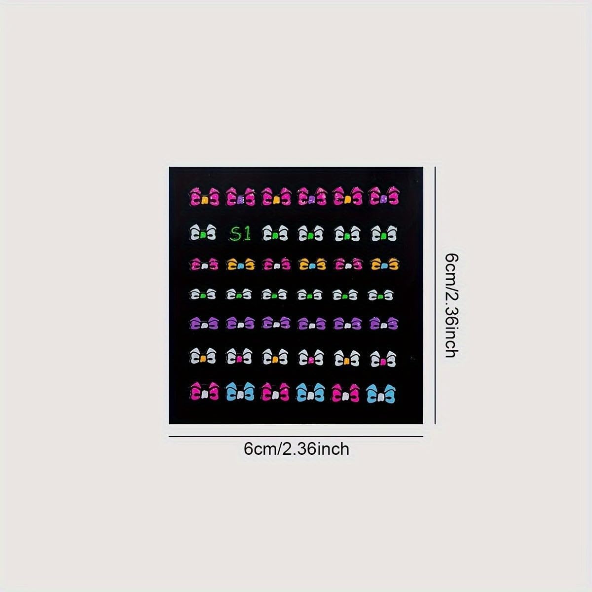 Fluorescence 30 Sheets Flowers Nail Stickers 3D Self-Adhesive Nail Art Charms Sticker Decals for Crafts Supplies Accessories (ST-N)-Velvo Beauty