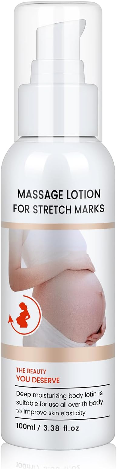Stretch Mark Cream for Pregnancy - Brightening and Moisturizing with Collagen and Avocado Extract - Promotes Skin Elasticity and Fades Postpartum Stretch Marks - for Use on The Tummy, HIPS - 3.38 oz-Velvo Beauty