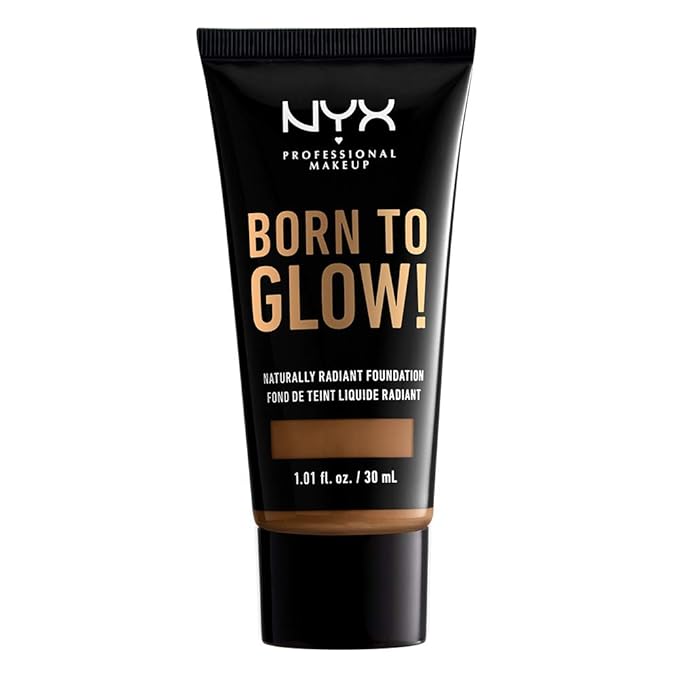 NYX PROFESSIONAL MAKEUP Born To Glow Naturally Radiant Foundation, Medium Coverage - Sienna-Velvo Beauty