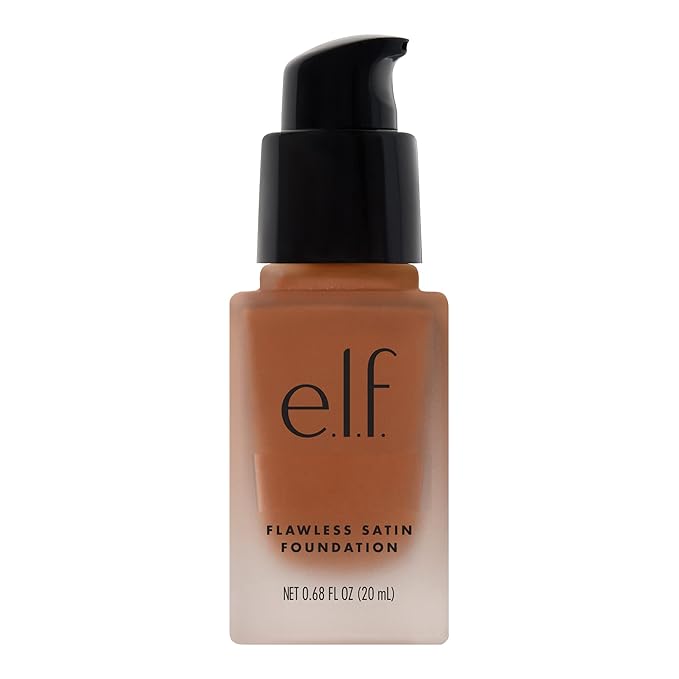 e.l.f. Flawless Finish Foundation, Lightweight & Medium Coverage, Semi-Matte Finish, Coco, 0.68 Fl Oz (20mL)-Velvo Beauty