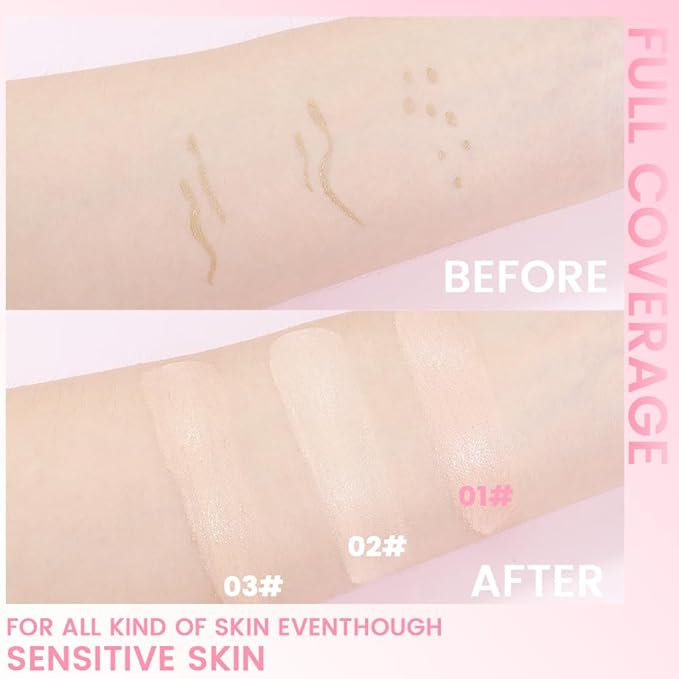 Nuder Cushion Foundation,Fair Ivory for Light & Medium With Neutral Skin Tone,Long-Lasting,Lightweight,Flawless Coverage,Dewy Finish,Concealing Redness,Blemishes and Under-eye Bags for All Skin Types-Velvo Beauty