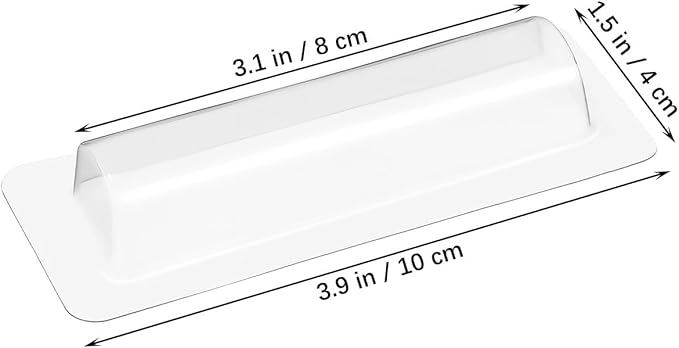 VILLCASE Lip Balm Pouches, 40pcs Plastic Lipstick Money Holder Clear Dome Lip Chap-Stick Money Cash Pounches, Lip Balm Cover for Gift Card DIY Crafts, Not Include Tape-Velvo Beauty