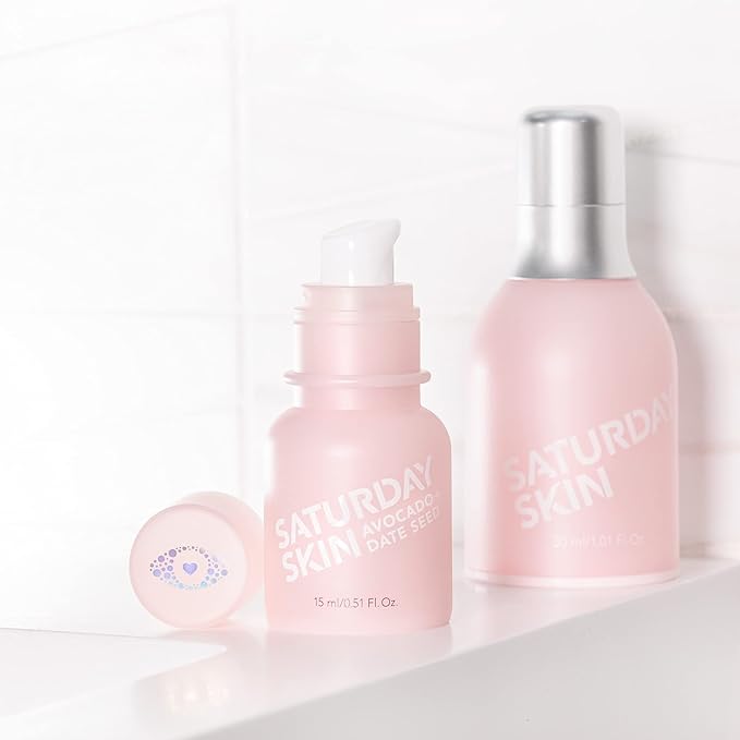 Saturday Skin Wide Awake Brightening Cream Illuminating Eye Cream for Wrinkles, Puffy Eyes+Dark Circles Lightweight, Moisturizing, Deeply Hydrates, Anti Aging Reduce Fine Lines 1.01 Fl Oz (30ml)-Velvo Beauty
