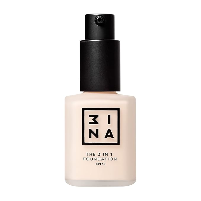 3INA The 3-In-1 Foundation 210 - Vegan Formula - Combination Of Primer, Concealer And Foundation - Medium Coverage - Natural Finish - Perfect For Covering Lines And Blemishes - Long Lasting - 1.01 Oz-Velvo Beauty