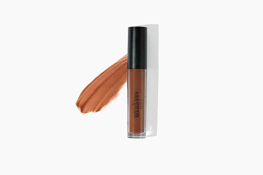 BIG POUT ENERGY, Chili-Infused Lip Plumping Oil for Full and Smooth Lips, Lip Gloss Finish, With Easy Swipe XL Wand Applicator, Chocolate Chili, 0.12 fl oz-Velvo Beauty