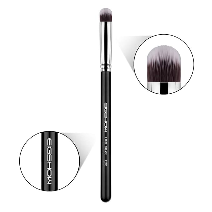 Crease Eyeshadow Brush, EIGSHOW Precision Eye Shadow Blending Brushes for Base Application Smudging Defining, Soft, Dense Bristles (E802)-Velvo Beauty