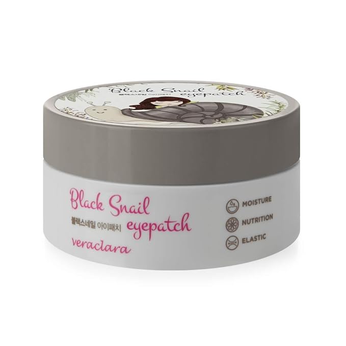 Black Snail Eye Gel Patches Moisturize & Reduce Wrinkle, Elastic Skin with Gold and Collagen, 30 Pairs-Velvo Beauty