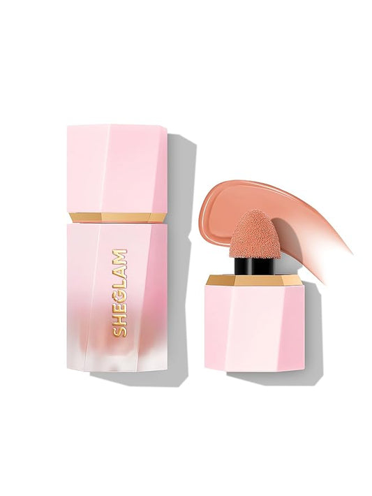 SHEGLAM Color Bloom Liquid Blush Makeup for Cheeks Matte Finish - Hush Hush-Velvo Beauty