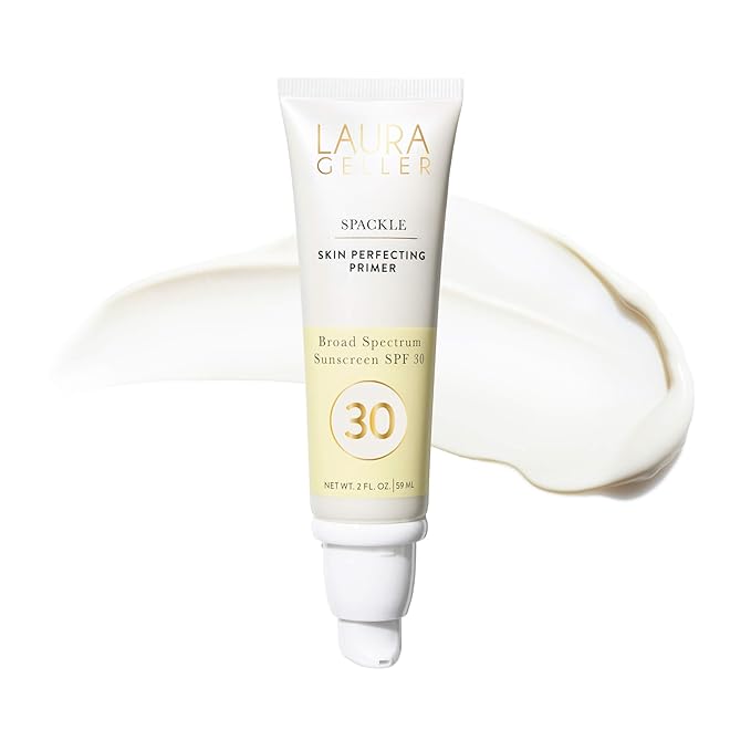 LAURA GELLER NEW YORK Spackle Skin Perfecting Primer Broad Spectrum Sunscreen SPF 30 - Primer for Face Before Makeup with Sun Protection for a Dewy Glow-Velvo Beauty
