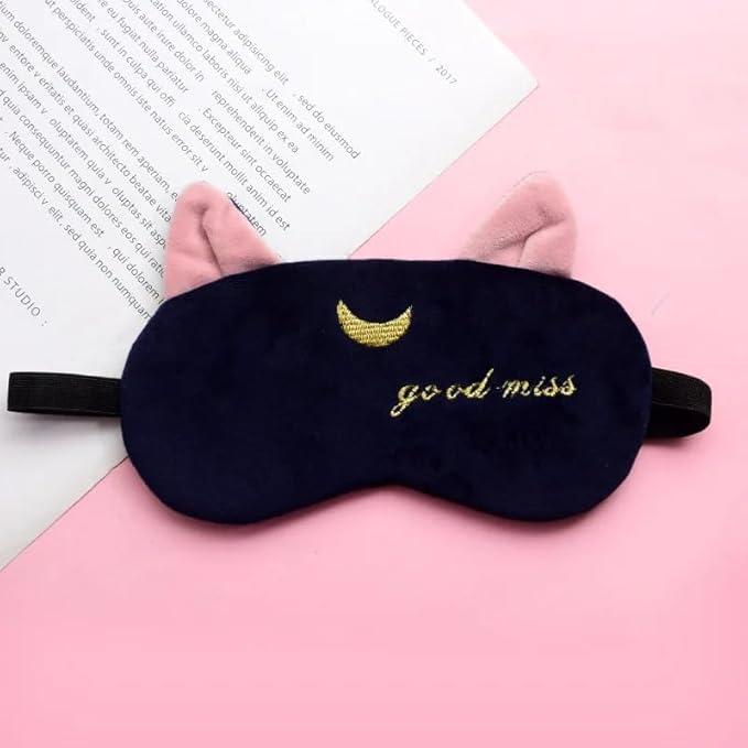 2PCS Eye Mask for Sleeping Cute Sailor Moon Natural Sleep Eye Mask Eyeshade Cover Shade Eye Patch Soft Portable Blindfold Travel Eyepatch for Girls Boys Women Men-Velvo Beauty