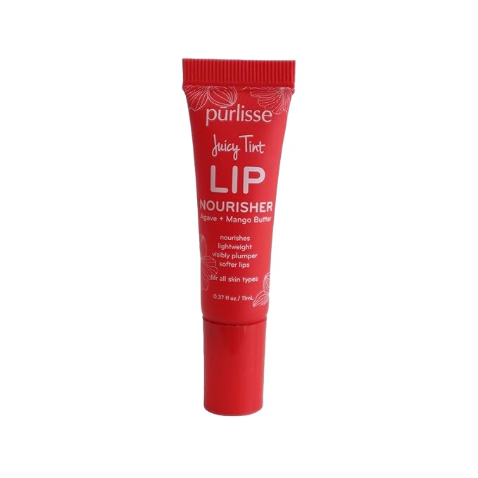 Purlisse Juicy Tint Lip Nourisher - Tinted Lip Moisturizer (Ruby Shine)-Velvo Beauty