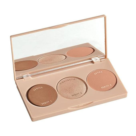 FARMASI- PEACH BITE bronzer- 3 in 1 PALETTE-Velvo Beauty