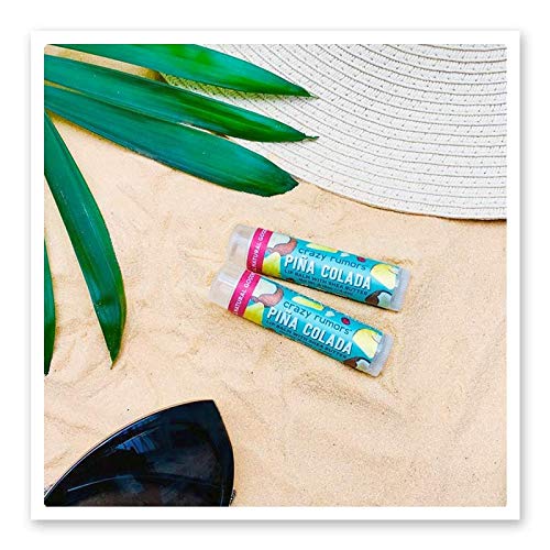 Crazy Rumors Piña Colada Lip Balm. 100% Natural, Vegan, Plant-Based, Made in USA (1-Pack)-Velvo Beauty