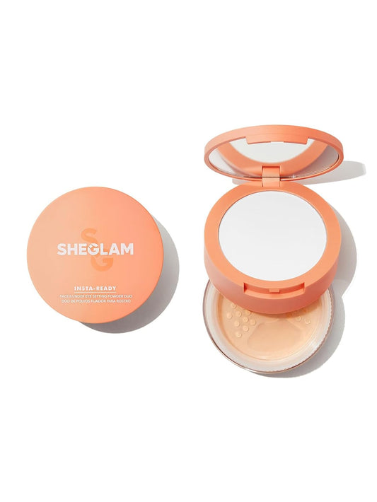 SHEGLAM Insta-Ready Face Powder Loose Under Eye Setting Powder - Natural Linen-Velvo Beauty