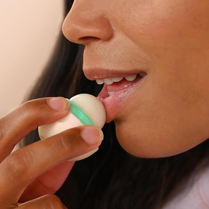 eos 100% Natural Lip Balm- Vanilla Mint, All-Day Moisture, Made for Sensitive Skin, Lip Care Products, 0.25 oz-Velvo Beauty