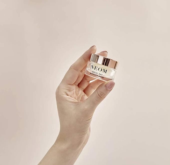 Neom- Great Day Wonder Balm 12g | Skin Soothing Moisture for Skin & Lips | Wild Mint & Mandarin | Almond Oil & Shea Butter | 100% Natural-Velvo Beauty