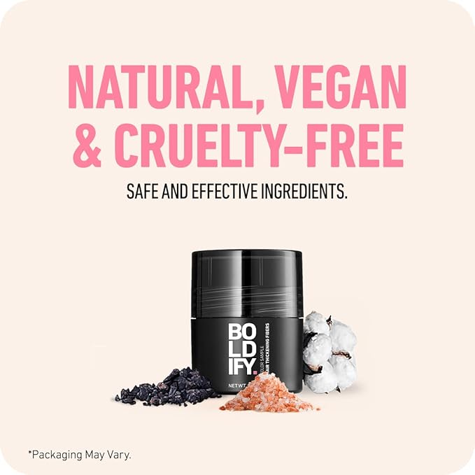 Boldify Hair Fibers Color Sample Kit - Fill In Thinning and Fine Hair for an Instantly Fuller, Thicker Look - 14 Shades for Women & Men - Grays-Velvo Beauty