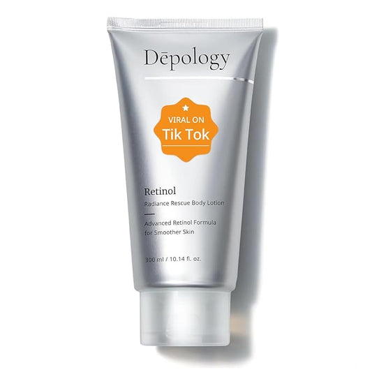 Ultra-Size Firming Retinol Body Lotion for Crepey Skin & Keratosis Pilaris with 0.05% Retinol, AHA, Collagen, Body Cream, Anti Aging Moisturizer 10.14 fl oz-Velvo Beauty